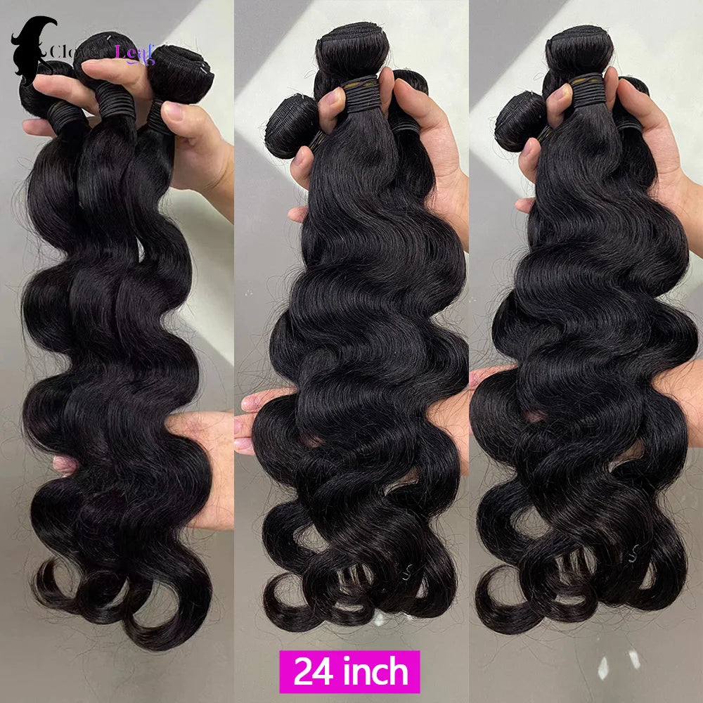 FlowQuest™ – Brazilian Body Wave Bundles • 100% Real Human Hair • Salon-Grade Quality