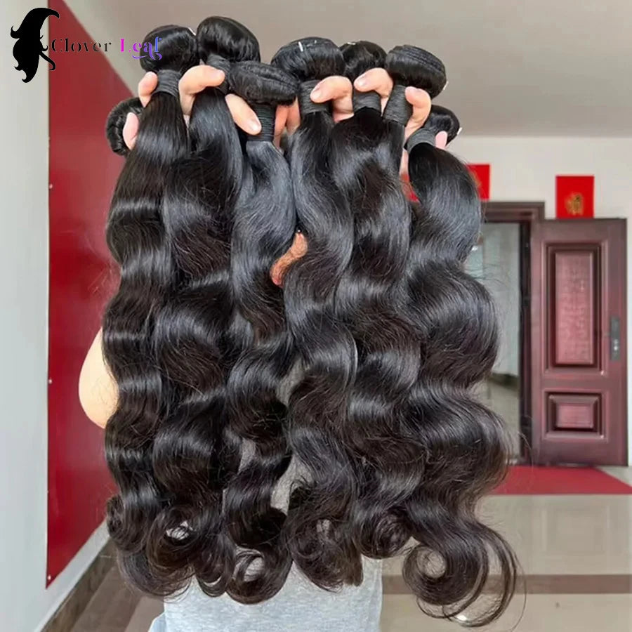 FlowQuest™ – Brazilian Body Wave Bundles • 100% Real Human Hair • Salon-Grade Quality
