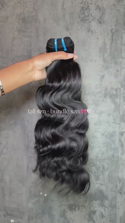 FlowQuest™ – Brazilian Body Wave Bundles • 100% Real Human Hair • Salon-Grade Quality